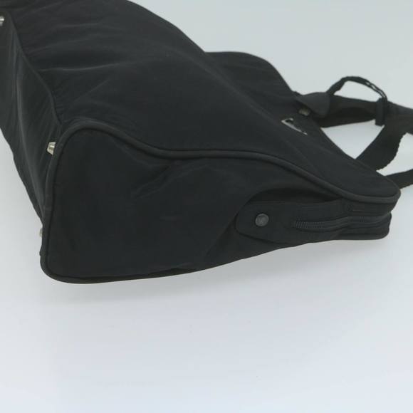 PRADA Hand Bag Nylon Black Auth 65890 - Picture 3 of 16